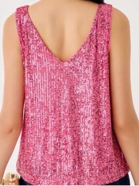 NWT Lilly Pulitzer XL JARET KNIT TOP in “Sun Shell Pink” NWT sz XL